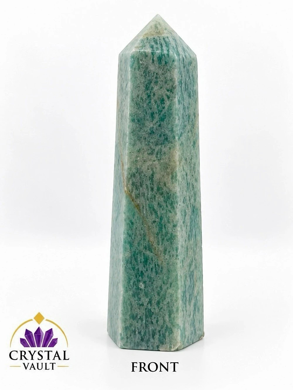 Amazonite Crystal Tower 3.5” Aqua Green Polished Obelisk 2.3 oz